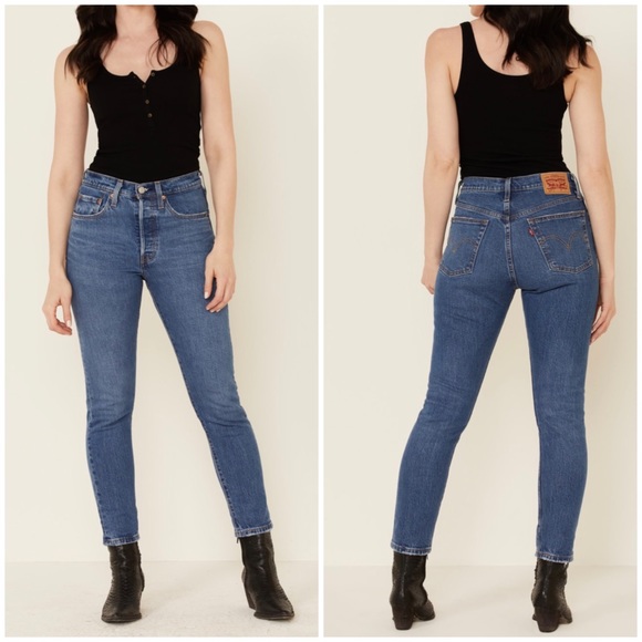 Levi's Women's 501 Button Fly Skinny High Rise Jeans Size 29 x 28 - Picture 1 of 8
